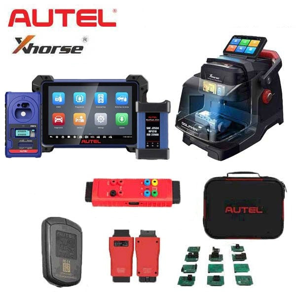 Autel IM608 Pro II Full Kit & Xhorse Dolphin 2 XP-005L - Key Cutting and Programing Bundle (Autel USA)