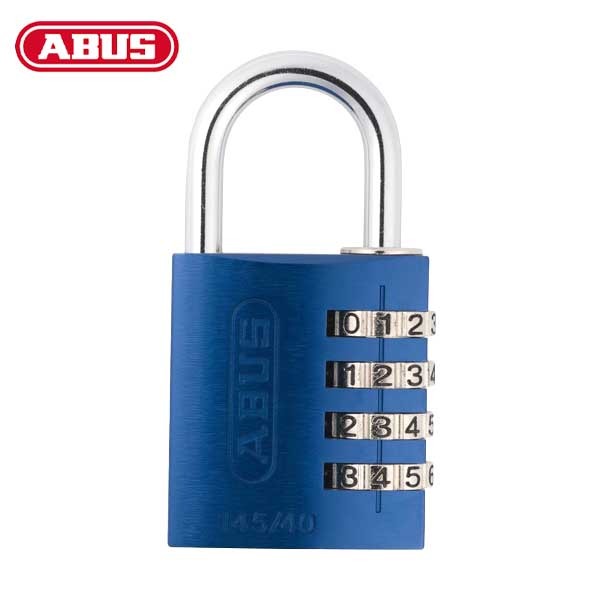 Abus - 145/40 C - Aluminum - 4-Dial Resettable Padlock - Optional Color