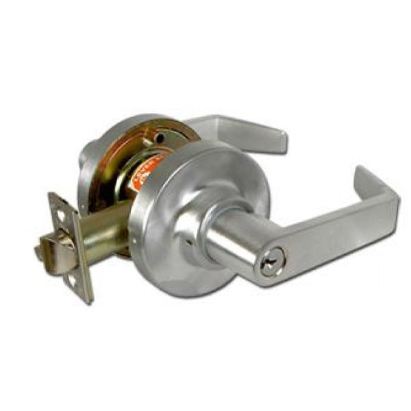 Marks USA -195AB - Classroom Lever Set - Anti Microbial Finish - 2 3/4 " Backset - 26D - Satin Chrome - Classroom - 2" Doors - Grade 1