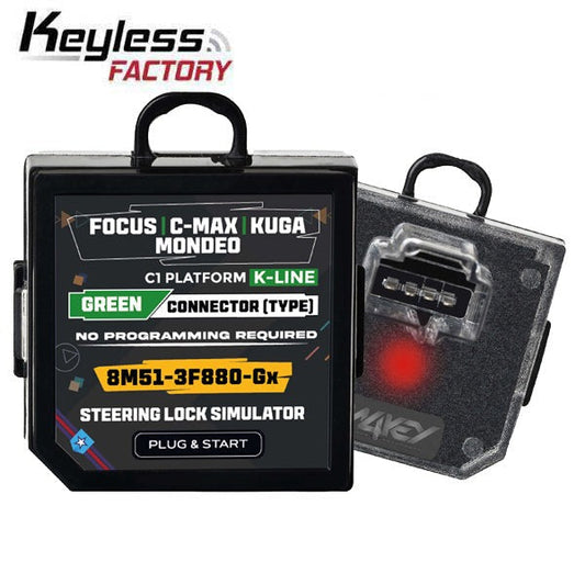 Ford Mondeo Focus C-Max Kuga - Steering Lock Emulator - C1 Platform K-LINE - Plug and Play