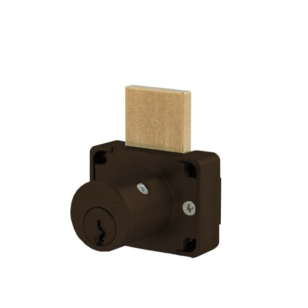 Olympus - 200DW - Drawer Deadbolt Lock - D4291 4-pin - Optional Cylinder Length - Standard Length Bolt - Oil Rubbed Bronze - Optional Keying - Grade 1