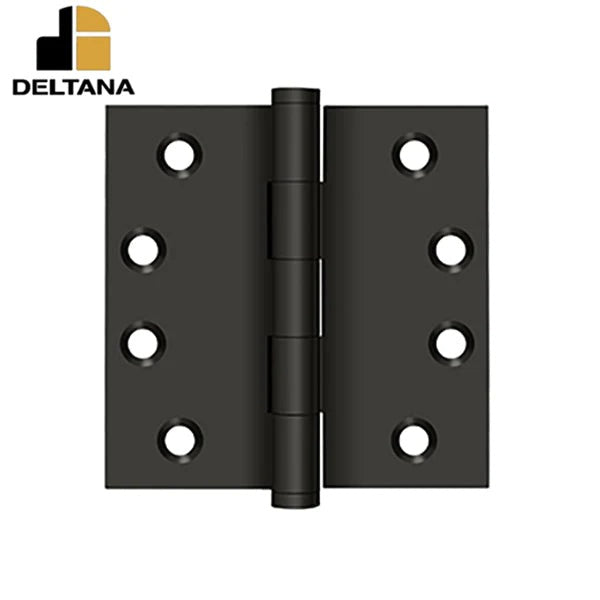 Deltana - 4" x 4" Square Hinges - 0.129 Thickness - Optional Finish