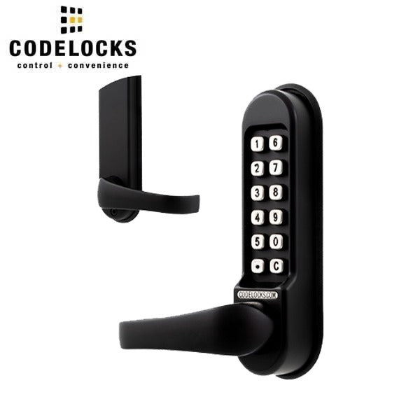 CodeLocks - CL515 - Mechanical Lock - Heavy Duty - Optional Backset - Tubular Mortise Latchbolt - Passage Function - Marine Grade