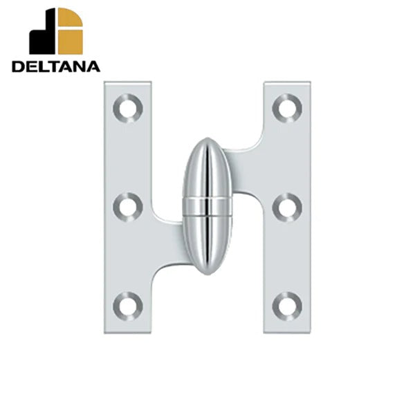 Deltana - 3" x 2-1/2" Hinge - Left Handed - Optional Finish