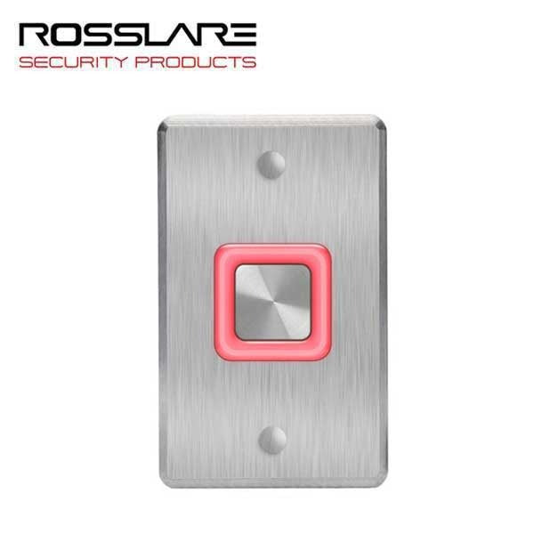 Rosslare - EX07OO - Request To Exit Button w/Toggle - No Print - Digital Piezo- 12-24 VDC