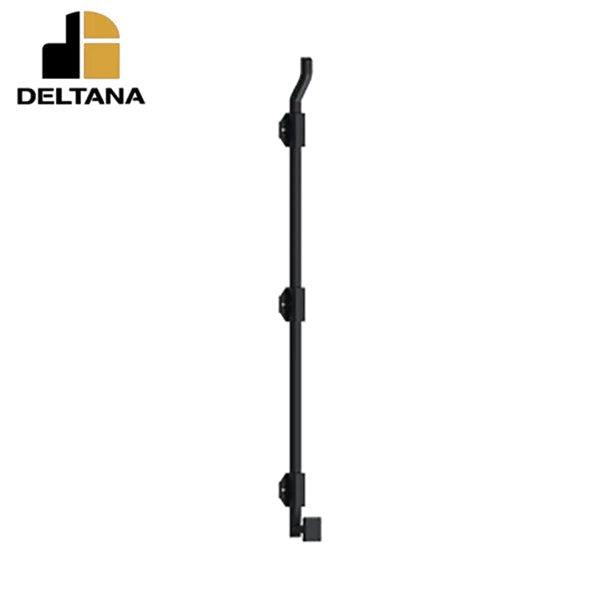 Deltana - 26" Modern Offset Surface Bolt - Heavy Duty - Solid Brass - Optional Finish