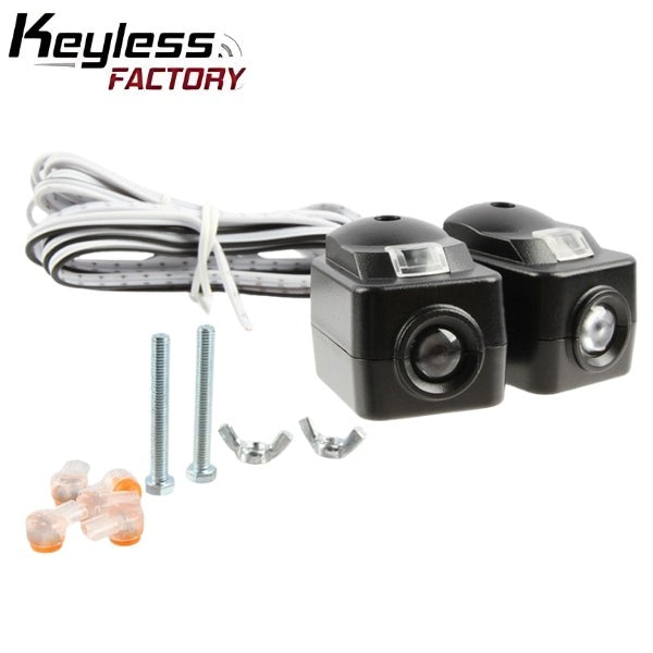 KeylessFactory - Garage Door Opener Remote - Safety Sensor Eyes - Replacement Only for Chamberlain Liftmaster Sears Craftsman (820CB, 41A5034)