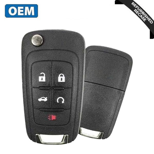 2010-2019 Chevrolet / 5-Button Flip Key HS / non PEPS / PN: 13500226 / OHT01060512 / OHT05918179 (OEM Recase)
