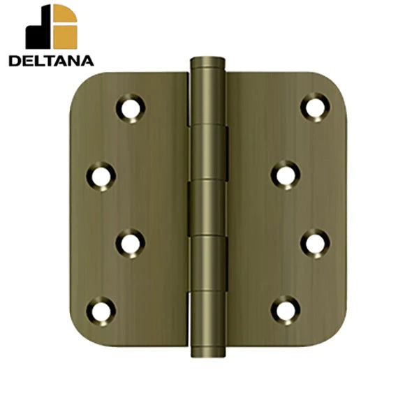 Deltana - 4" x 4" x 5/8" Radius Hinge - Zig-Zag - 0.085 Thickness - Optional Finish