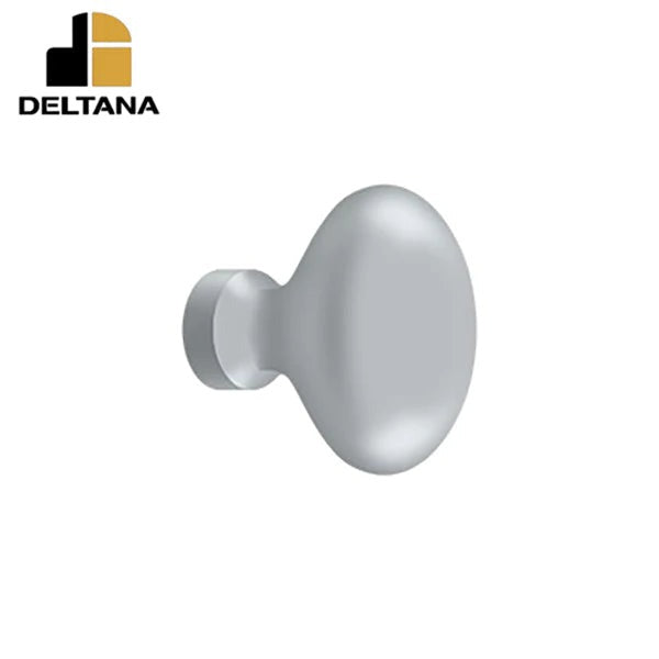 Deltana - Knob - Oval/Egg Shape - Optional Finish