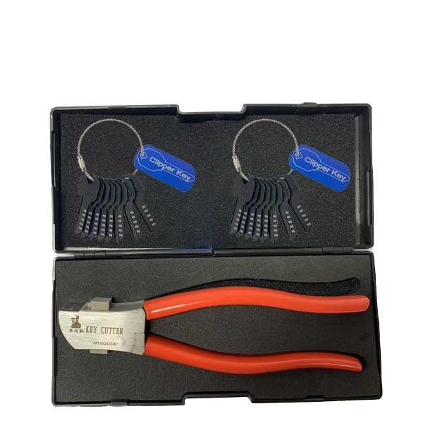 Clipper Key - Kwikset KW1 Fast Clipper & Key Set (20 Keys) - for Use with LockTech Kwikset SmartKey Decoder or Lishi KW1 Tool