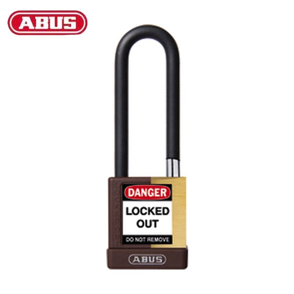 Abus - 20103 - Plastic-Covered Aluminum Core Padlock 74M/40 - 3" Shackle - Optional Keying - Optional Finish - 3 Pack
