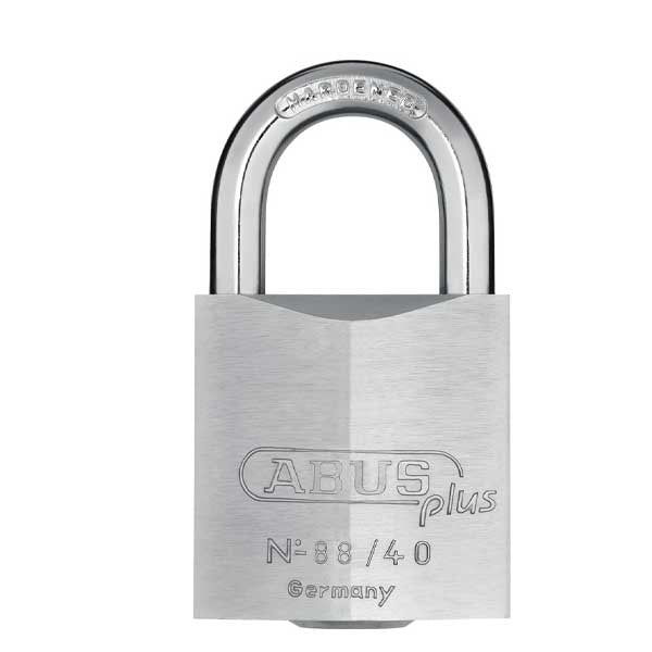 Abus - 88/40 B - Chrome Plated Brass Padlock - Optional Lock Body Width - Optional Keying