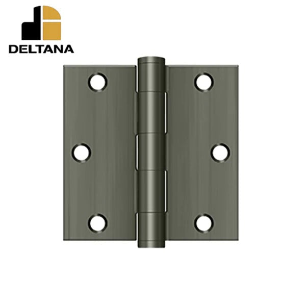 Deltana - 3-1/2" x 3-1/2" Square Hinge - Heavy Duty - Optional Finish