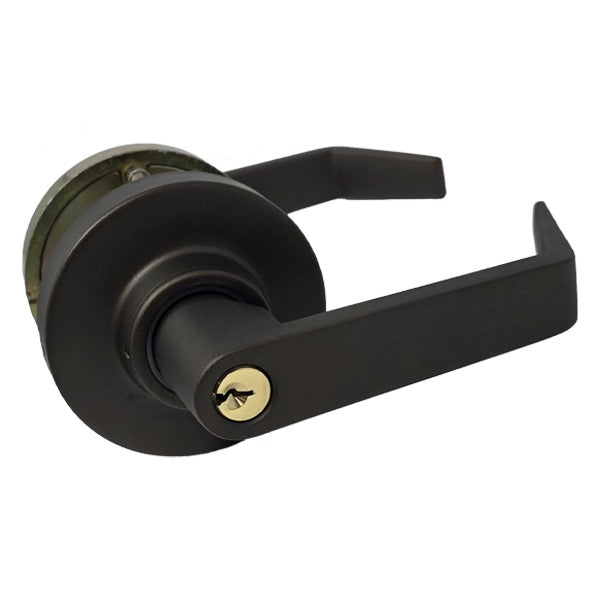 Marks USA - 195F - Commercial Lever Set - 2 3/4" Backset - Dark Bronze - Storeroom- Grade 1