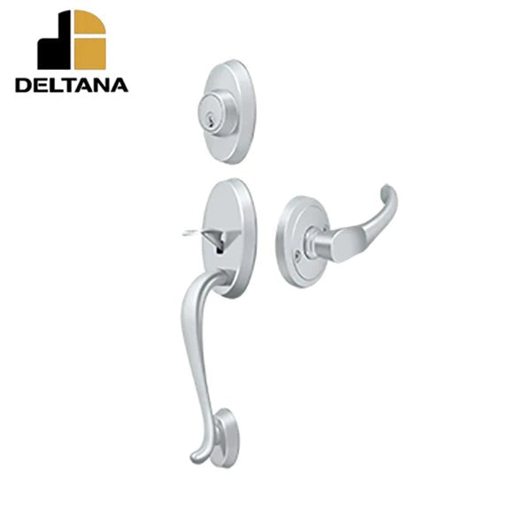 Deltana - Riversdale Handleset w/ Chapelton Lever Entry - Optional Finish