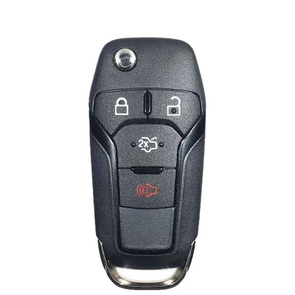 10 x 2013-2016 Ford Fusion / 4-Button Flip Key / PN: 164-R7986 / N5F-A08TAA (OEM Recase)