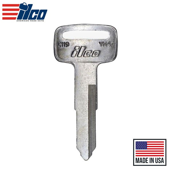 Ilco - YH47 / X119 - Yamaha - Motorcycle / ATV Key Blank