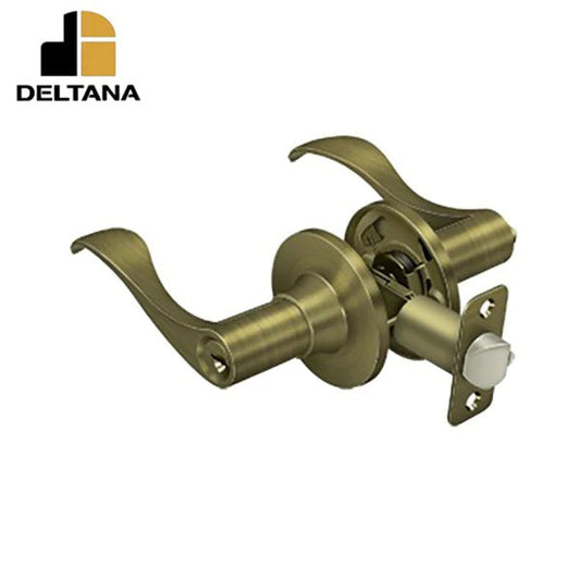 Deltana - Savanna Lever Entry - 2-3/8" Backset - 1-3/8" - 2" Door Thickness - Left Handed - Optional Finish