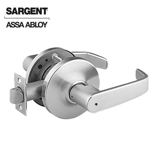 Sargent - 10U65 - Mechanical Cylindrical Lock - L Rose / L Lever - Privacy - 26D - Satin Chrome Plated - Grade 1