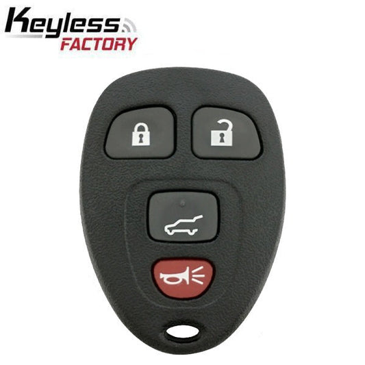 2007-2014 GM / 4-Button Keyless Entry Remote / PN: 15857835 / OUC60270 / OUC60221 (Aftermarket)