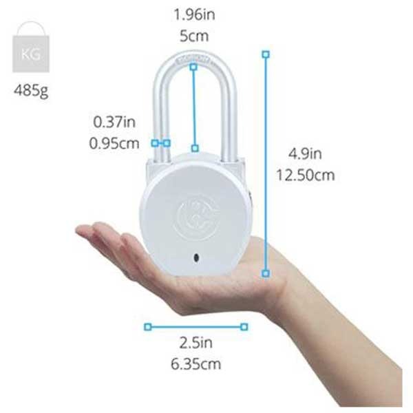 Brilliant Guard - Smart Portable Bluetooth Padlock - BG-PL-1338 - Heavy Duty
