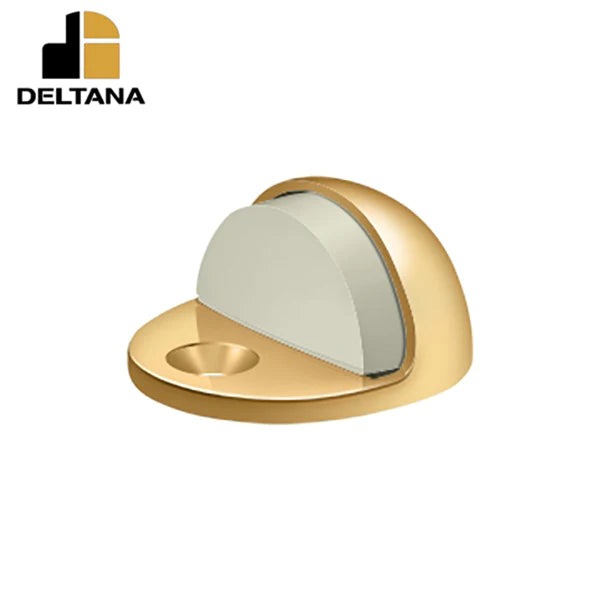 Deltana - Dome Stop Low Profile - Solid Brass - Optional Finish