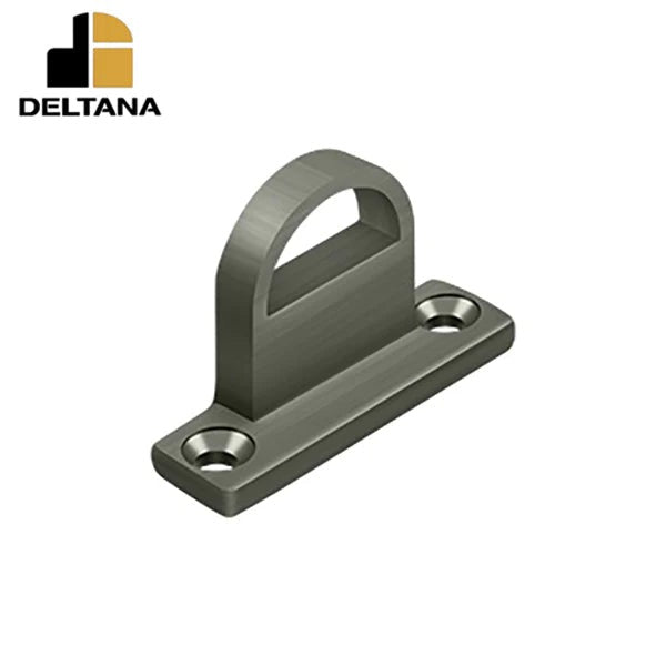 Deltana - Offset Heavy Duty Strike for Heavy Duty Bolt - Solid Brass - Optional Finish