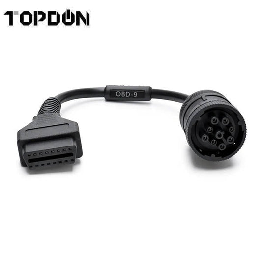 TOPDON - HD 9 Pin Heavy Duty Cable Add On for Phoenix Max/Smart Diagnostic Scanner