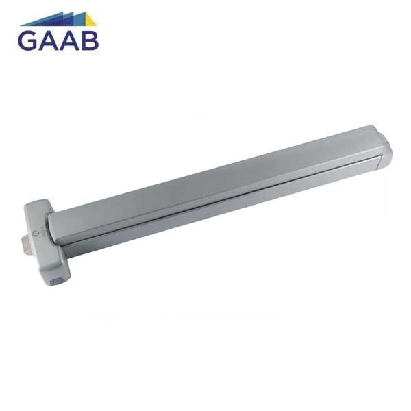 GAAB - T330-04 - Panic Exit Device with Microswitch - Modular and Reversible - Single Doors - 33" for Single Doors - Satin Chrome