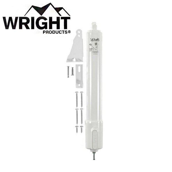 Wright - V2012 - Heavy Duty - Pneumatic Screen and Door Closer - Out Swinging - Security Doors - EZ-HOLD - Optional Finish