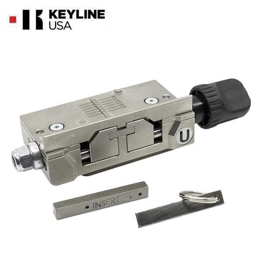 Keyline - OPZ11114B - "U" - Laser and Double-Sided Edge Cut Keys - Clamp / Jaw - for Gymkana 994