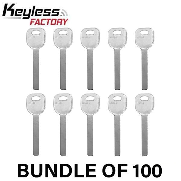 100 x GM HU100 High Security Test Blade (100 PACK) (AFTERMARKET)