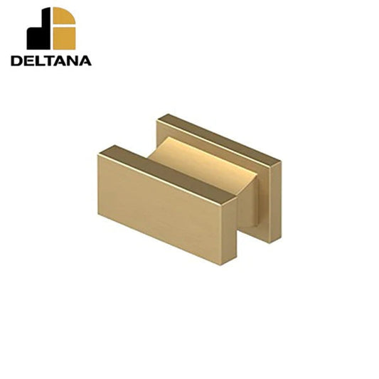Deltana - Contemporary Knob - Anvil - 3/4" x 1-1/2" x 7/8" - Optional Finish