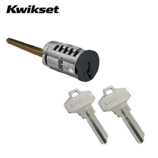 Kwikset - SmartKey SC1 Schlage Cylinder For Single Cylinder & Electronic Deadbolt - Black Finish