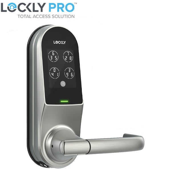 Lockly Guard- DUO 679D - Dual Locking Interconnected Smart Lock - Fingerprint Reader - Wi-Fi-Bluetooth App Controlled - Touchscreen Keypad - Key Override - Mifare RFID - Optional Finish