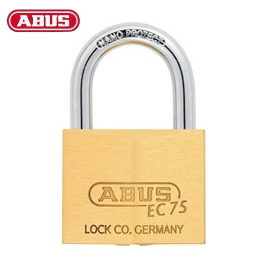 Abus - 75160 - Padlock Brass 75/50 - Optional Keying