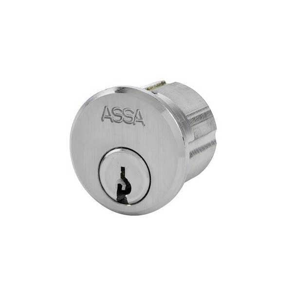 ASSA - Maximum+ Restricted - Mortise Cylinder - 1-1/8" - KD - 626 - Satin Chrome