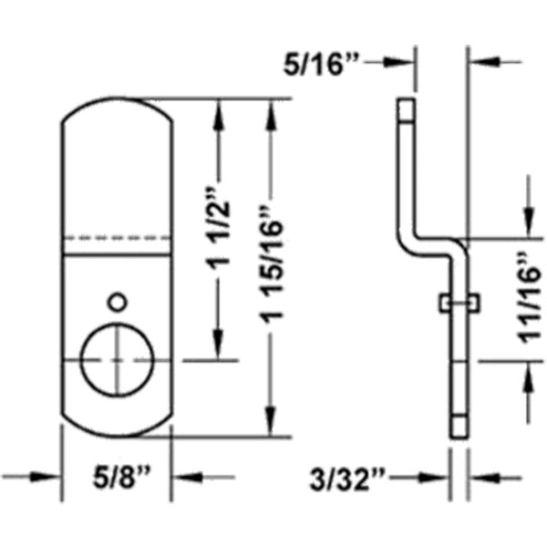 Olympus - DCNP-100-LBC - Long Bent Cam - 1-1/2" Length