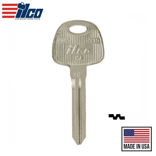 Ilco - HY15 - X280 - Hyundai - Kia - Metal Key Blank