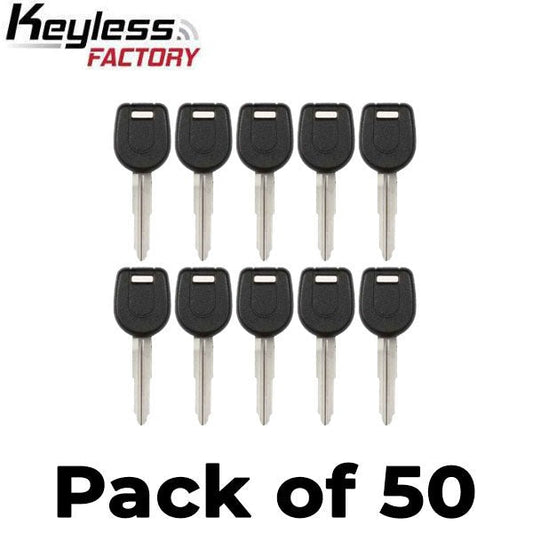 50 x Mitsubishi MIT17 - Transponder Key - 46 MITS Chip (AFTERMARKET) (Bundle of 50)