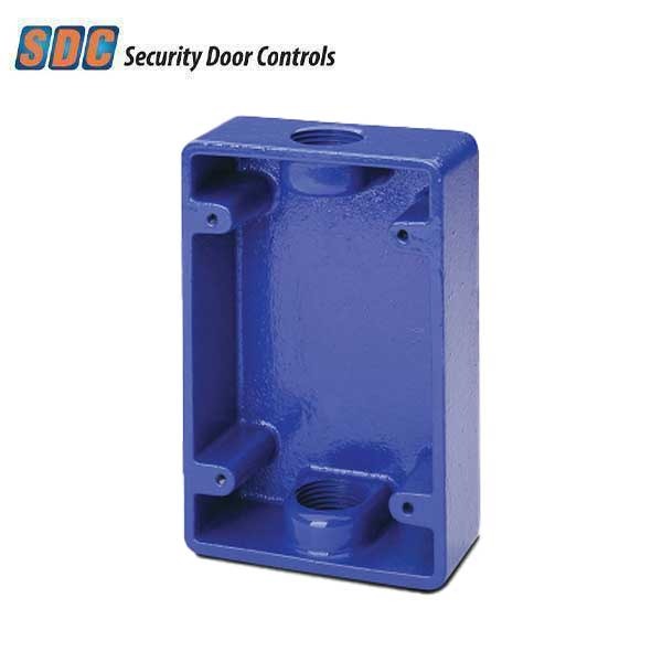 SDC - 491-BB - Blue Surface Mount Box - For 491 Series Break Glass Emergency Exit - Blue