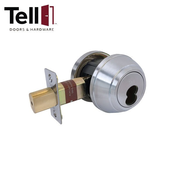 TELL - CL100933 - Heavy Duty - Tubular Deadbolt - Single Cylinder