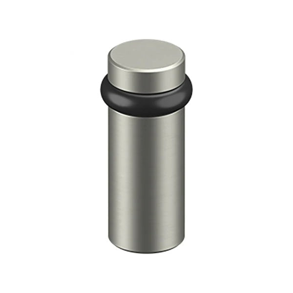 Deltana - ROUND UNIVERSAL FLOOR BUMPER 3" - Solid Brass - Satin Nickel