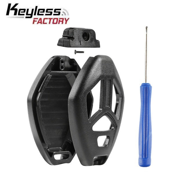 2006-2012 Mitsubishi / 4-Button Remote Head Key SHELL Replacement Kit / MIT3 / OUCG8D-620M-A (AFTERMARKET)