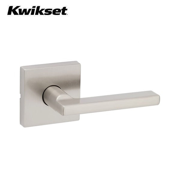 Kwikset - Halifax Lever Set - Square Rose - Optional Finish - Optional Function - SmartKey Technology - Grade 2