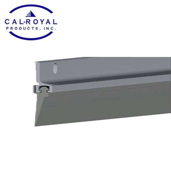 Cal-Royal - Door Bottom Sweeps - 7/8" x 1/4" - 3 FT - Aluminum - Vinyl Insert