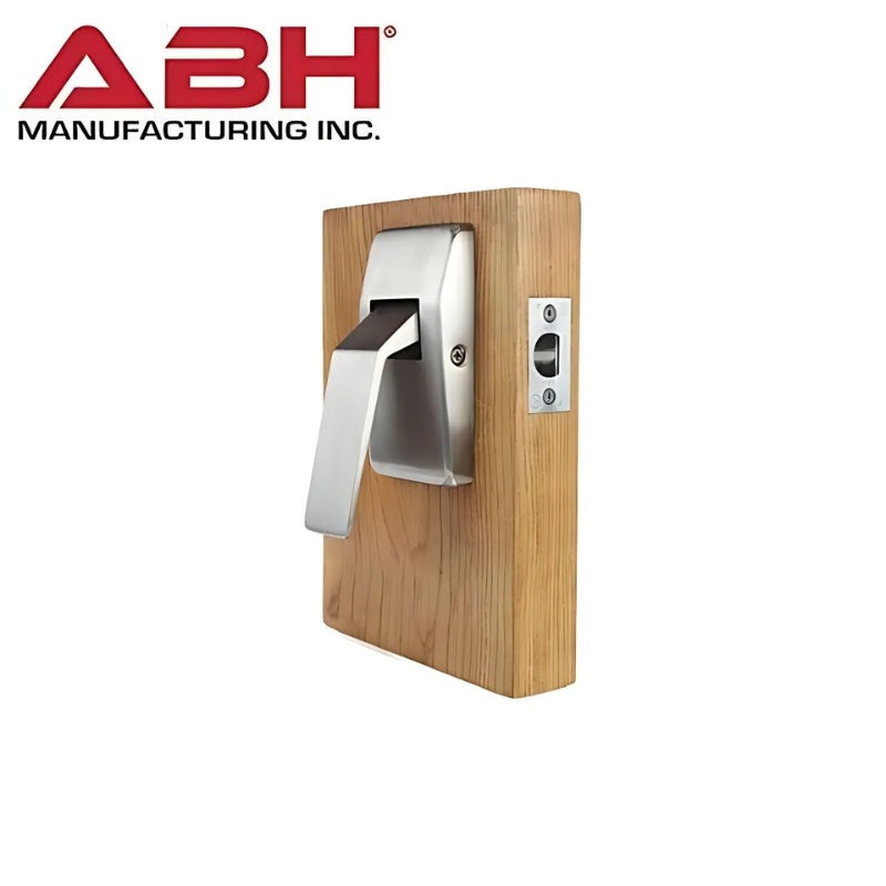 ABH - 6830 Series Time Out / Reverse Low Profile Hospital Latch - Satin Stainless Steel Finish