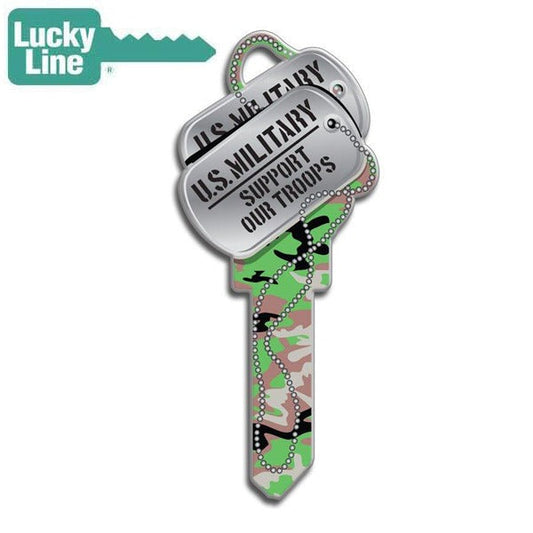 LuckyLine - B141K - Key Shapes - Dog Tags - Kwikset - KW1 - 5 Pack