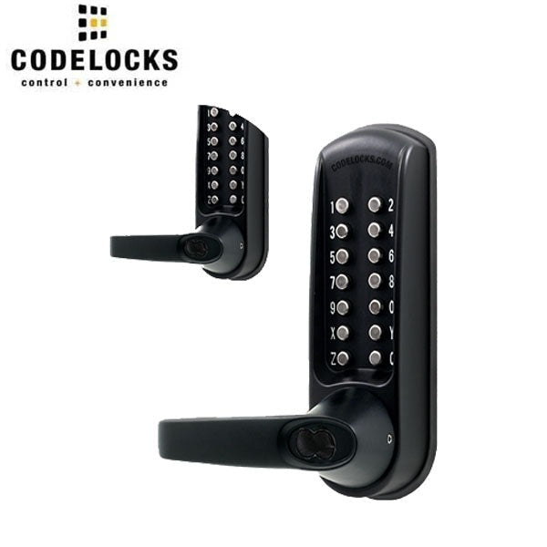 CodeLocks - CL615 - Mechanical Lock - Heavy Duty - Optional Backset - Tubular Latchbolt - Double Sided - Passage Function - Optional Cylinder Prep - Optional Finish - Grade 2